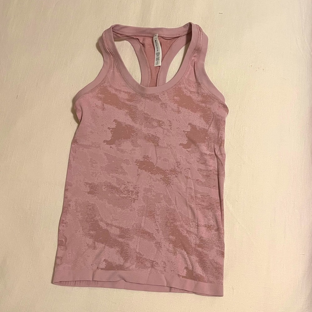 Athleta Pink Camo Tank Top